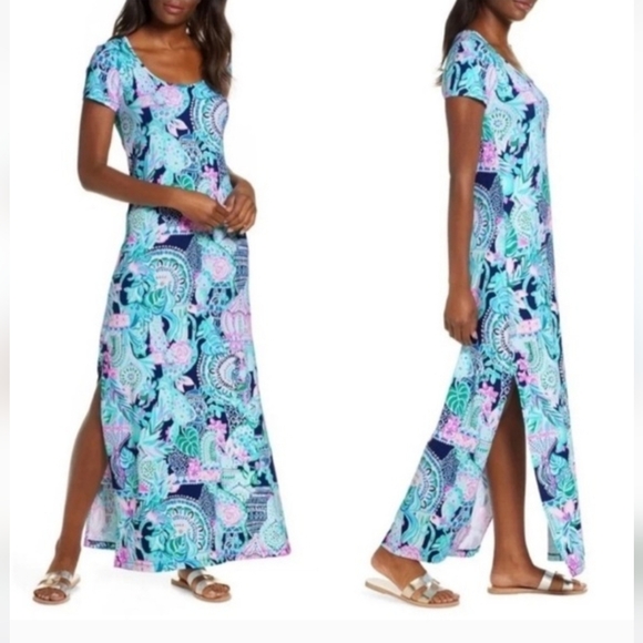 EUC Lilly Pulitzer Women's Wynne Maxi Dress Size XS - Picture 2 of 12